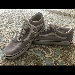 women’s vans new size 7 gray